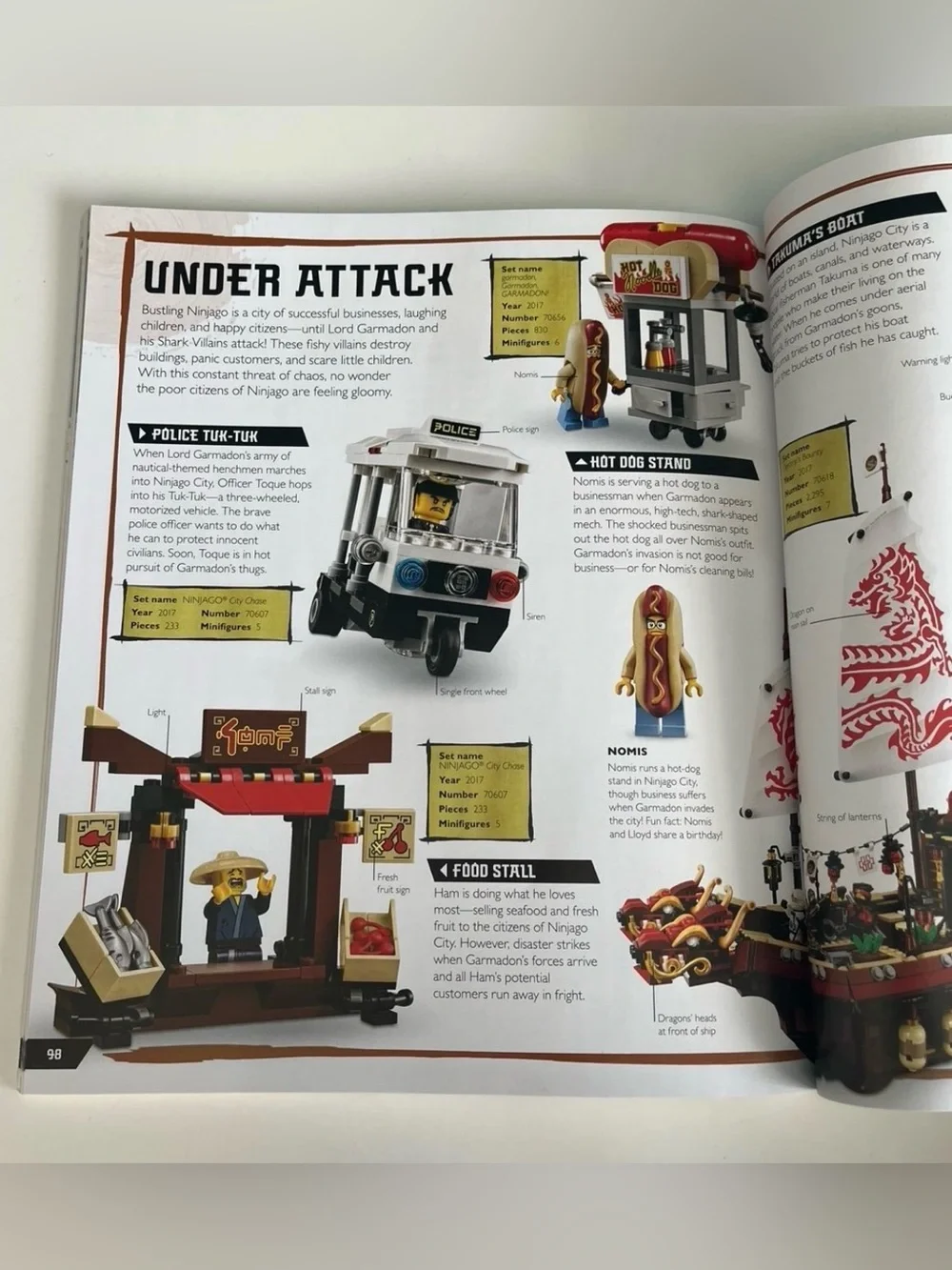 Lego Ninjago: Read, Build, Create Book by DK